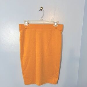 Women’s IRIS Mustard Yellow Pencil Skirt - Size L